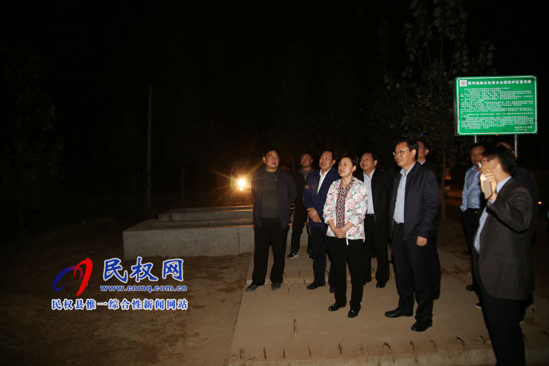 市委副書記陳向平調研黃河故道水源地保護等工作 市委副書記陳向平調研黃河故道水源地保護等工作