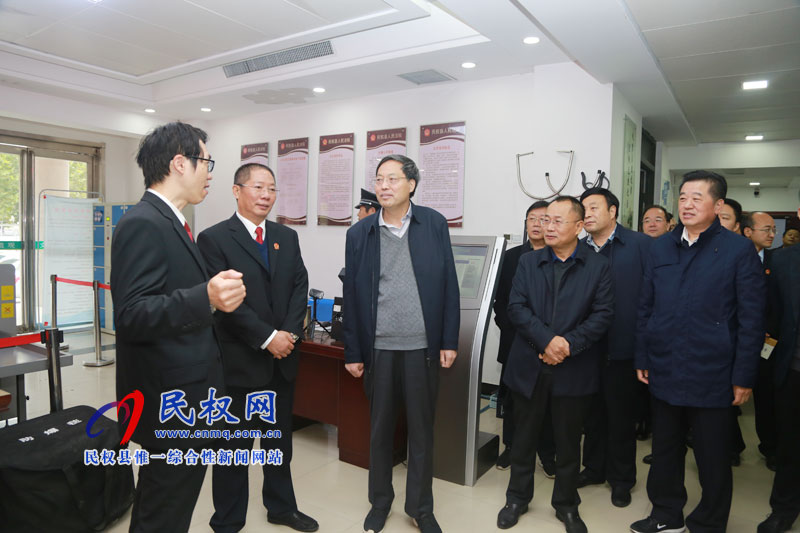 市政協(xié)民主評議工作組蒞臨我縣調(diào)研民權(quán)法院工作開展情況 市政協(xié)民主評議工作組蒞臨我縣調(diào)研民權(quán)法院工作開展情況