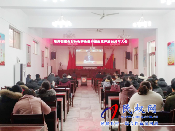 我縣各鄉(xiāng)鎮(zhèn)（街道辦）、縣直各單位認(rèn)真組織全體干部集中收聽收看慶祝改革開放40周年大會