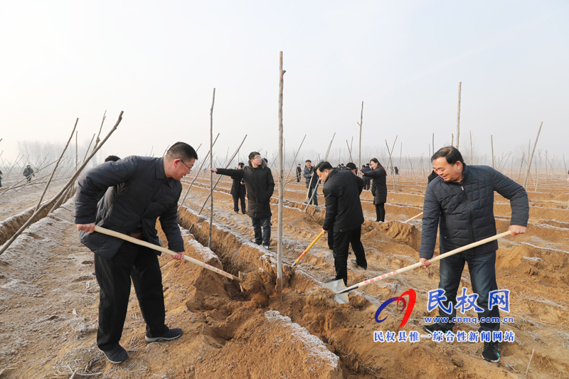 縣領導新春植樹添新綠 縣領導新春植樹添新綠