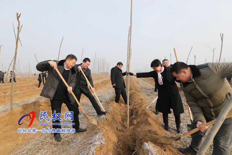 縣領導新春植樹添新綠 縣領導新春植樹添新綠