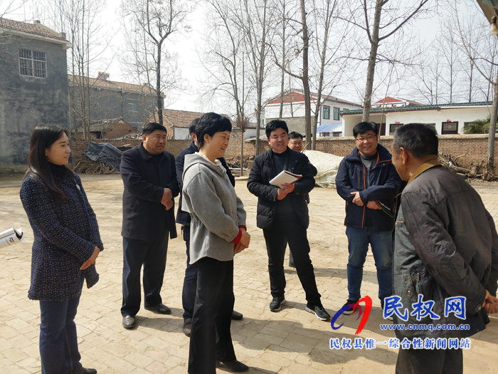 縣人大常委會主任周燕、副縣長朱琳到老顏集鄉(xiāng)督導脫貧攻堅工作