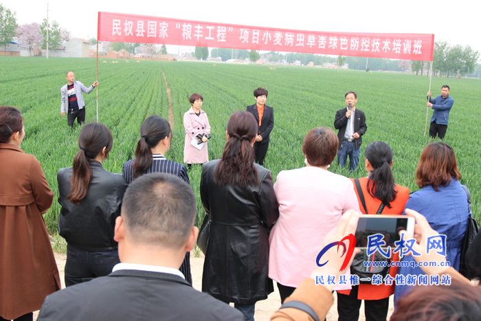 民權(quán)縣召開(kāi)2019年小麥赤霉病統(tǒng)防統(tǒng)治現(xiàn)場(chǎng)會(huì)