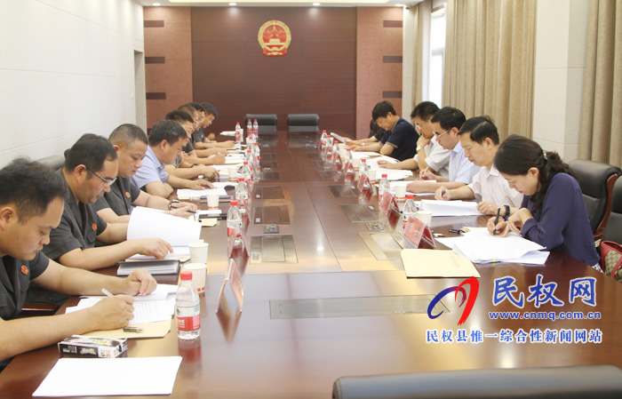 商丘市人大常委會一行到民權法院調研民事審判工作