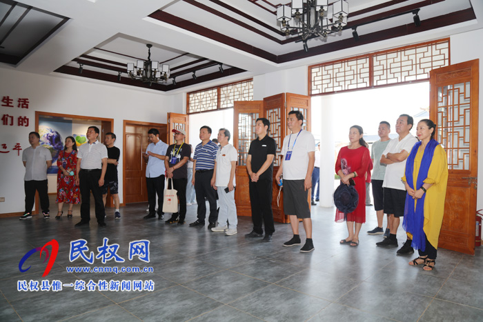 河南省第22屆黃河詩會采風團到我縣 河南省第22屆黃河詩會采風團到我縣