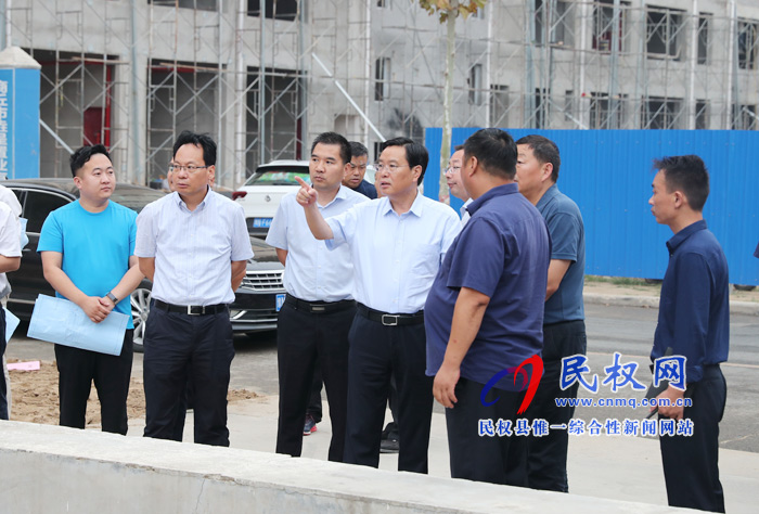 市人大常委會副主任、縣委書記姬脈常調(diào)研我縣城市水系建設(shè)工作