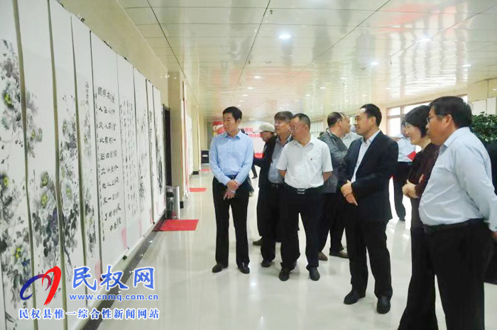 我縣舉辦慶祝新中國(guó)暨人民政協(xié)成立70周年書(shū)畫(huà)展 我縣舉辦慶祝新中國(guó)暨人民政協(xié)成立70周年書(shū)畫(huà)展