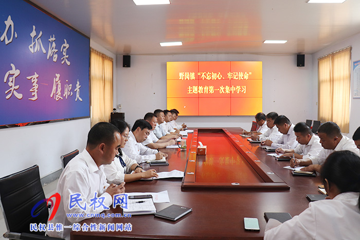 野崗鎮(zhèn)“不忘初心、牢記使命”主題教育第一次集中學(xué)習(xí)正式拉開(kāi)序幕