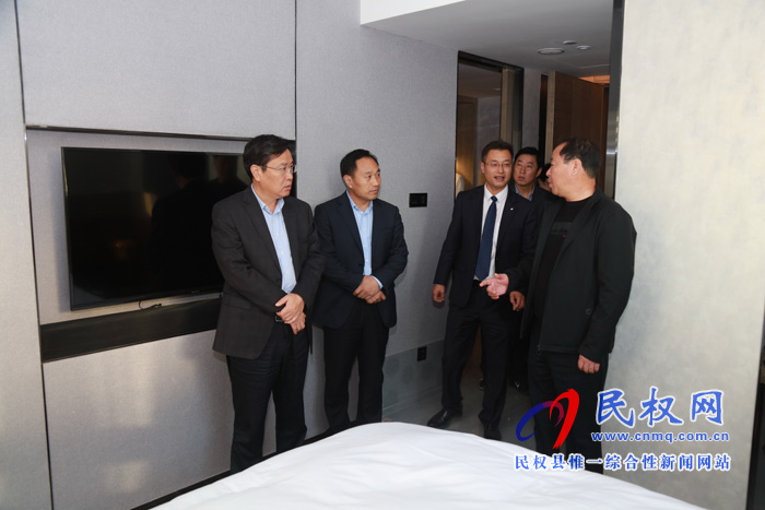 市人大常委會副主任、縣委書記姬脈常查看2019河南·民權(quán)第五屆制冷裝備博覽會籌備工作