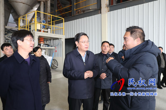 市人大常委會(huì)副主任、縣委書記姬脈常調(diào)研項(xiàng)目建設(shè)進(jìn)展情況