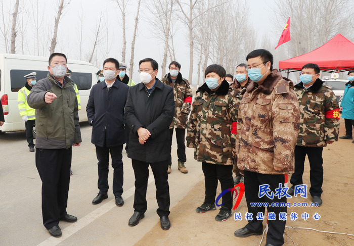 市人大常委會副主任、縣委書記姬脈常到我縣部分鄉(xiāng)鎮(zhèn)督導(dǎo)疫情防控工作