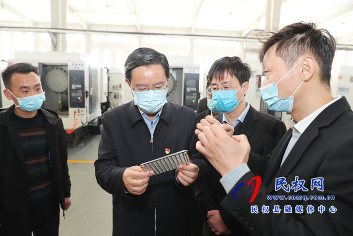 市人大常委會(huì)副主任、縣委書記姬脈常開展走訪服務(wù)工業(yè)企業(yè)活動(dòng)
