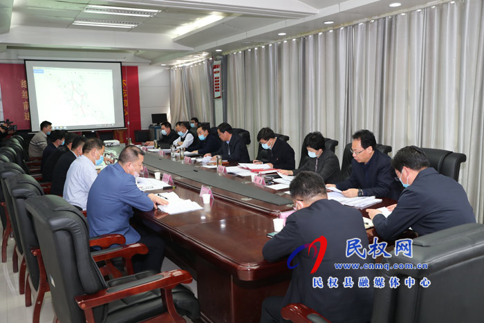市人大常委會(huì)副主任、縣委書記姬脈常主持召開書記辦公會(huì)
