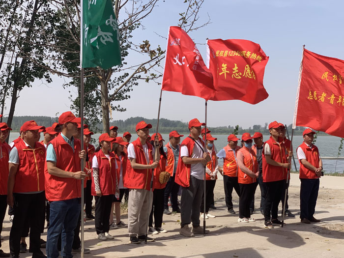 民權:保護母親河 爭當河小青 民權:保護母親河 爭當河小青