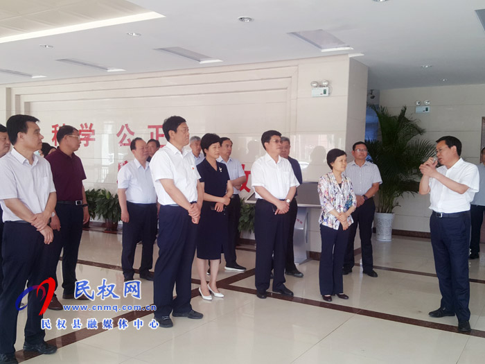 新鄉(xiāng)市人大常委會黨組書記、主任王樂新一行蒞民考察縣域經(jīng)濟和優(yōu)化營商環(huán)境工作