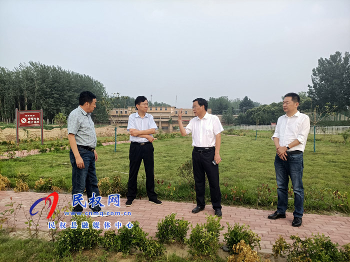 市人大常委會副主任、縣委書記姬脈常調(diào)研指導(dǎo)我縣河長制工作