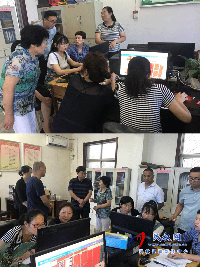 民權(quán)縣第七次全國人口普查業(yè)務(wù)組人員到綠洲街道辦督導普查區(qū)域劃分與繪圖工作 民權(quán)縣第七次全國人口普查業(yè)務(wù)組人員到綠洲街道辦督導普查區(qū)域劃分與繪圖工作