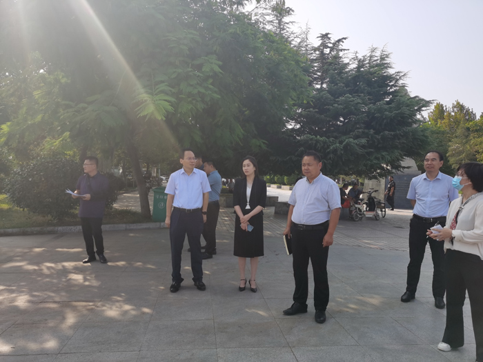 縣委常委、常務副縣長李啟峰督導推進全國文明城市（提名城市）創(chuàng)建工作