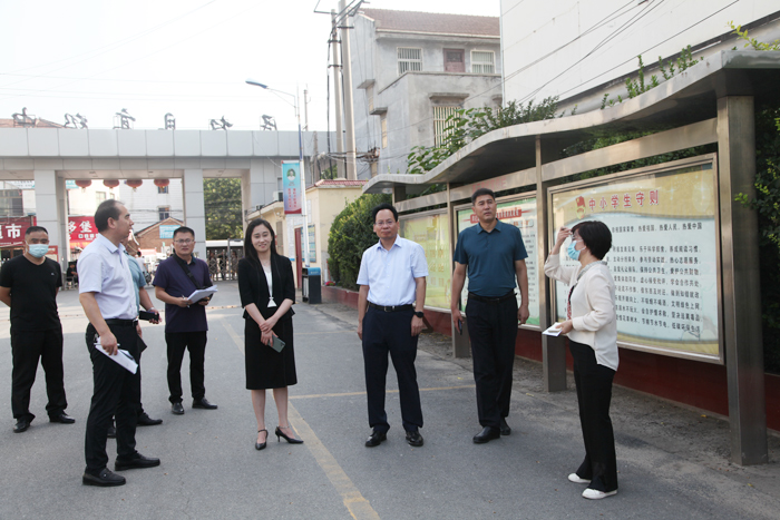 縣委常委、常務副縣長李啟峰督導推進全國文明城市（提名城市）創(chuàng)建工作