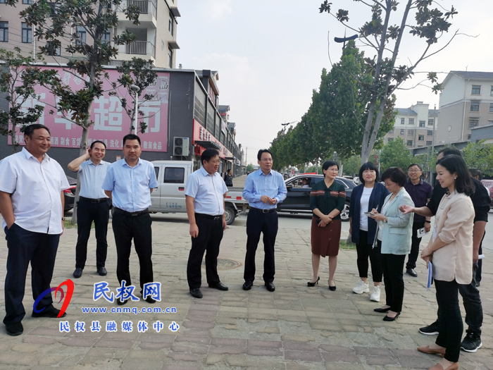 縣委常委、常務(wù)副縣長(zhǎng)李啟峰督導(dǎo)推進(jìn)全國(guó)文明城市（提名城市）創(chuàng)建工作