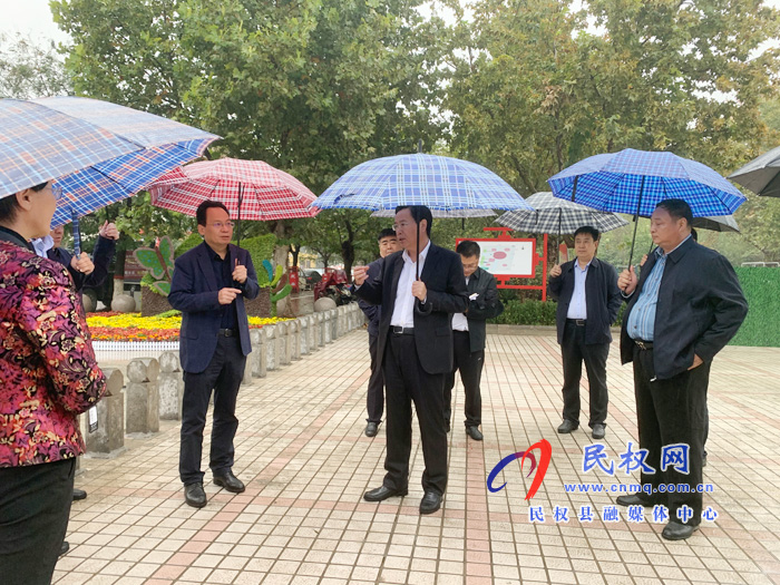 市人大常委會副主任、縣委書記姬脈常調(diào)研我縣文明城創(chuàng)建工作