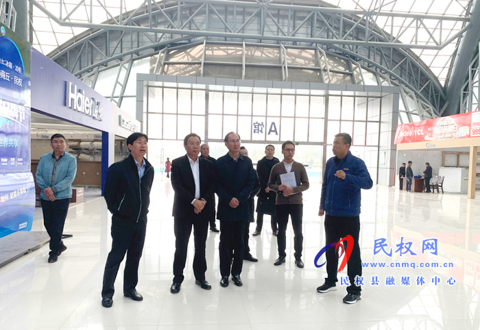市人大常委會(huì)副主任、縣委書記姬脈常調(diào)研第六屆制冷裝備博覽會(huì)籌備工作