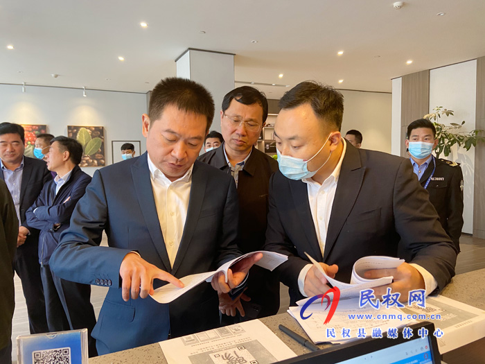縣委常委、縣委辦公室主任孟亞松查看2020河南?民權(quán)第六屆制冷裝備博覽會(huì)后勤保障工作