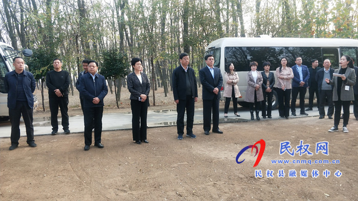 駐淮北市安徽省十三屆人大代表蒞臨民權考察 駐淮北市安徽省十三屆人大代表蒞臨民權考察