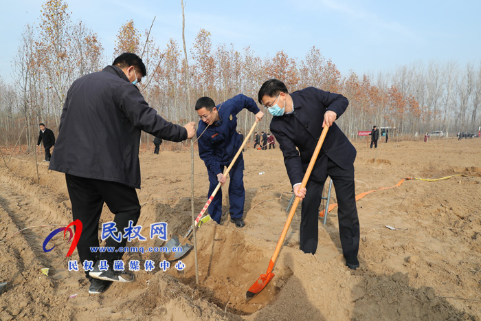 我縣組織開(kāi)展冬季義務(wù)植樹(shù)活動(dòng)