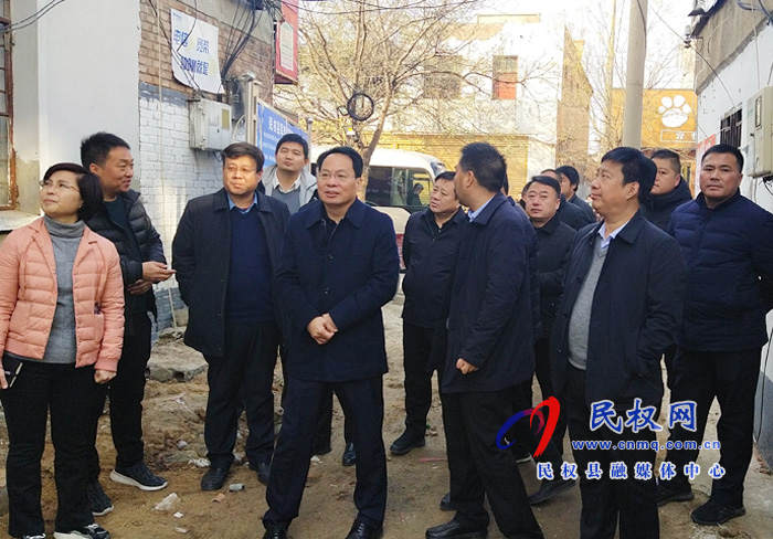 縣委常委、常務副縣長李啟峰調(diào)研指導我縣老舊小區(qū)改造和安全生產(chǎn)工作