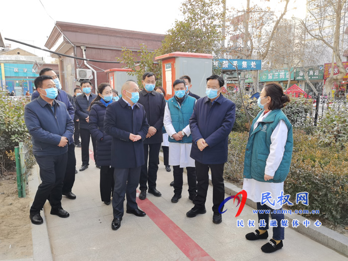 市人大常委會副主任、縣委書記姬脈常調(diào)研疫情防控工作