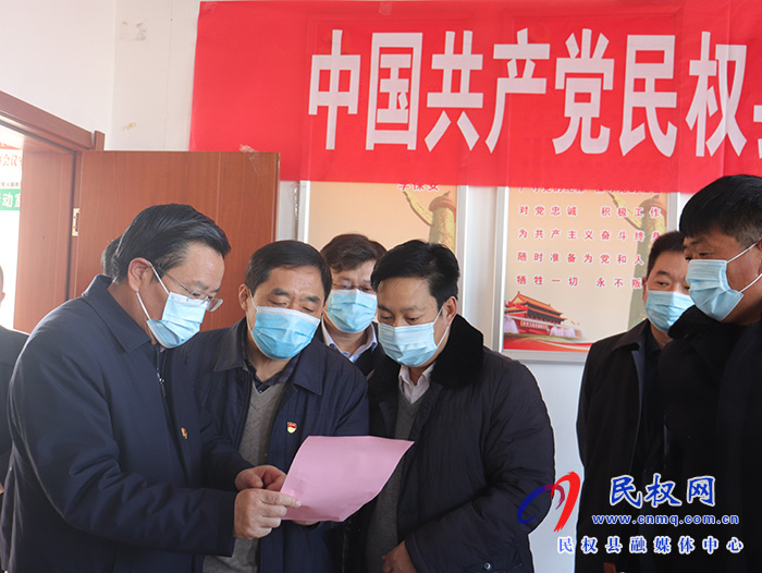 市人大常委會副主任、縣委書記姬脈常調(diào)研村（社區(qū)）“兩委”換屆工作