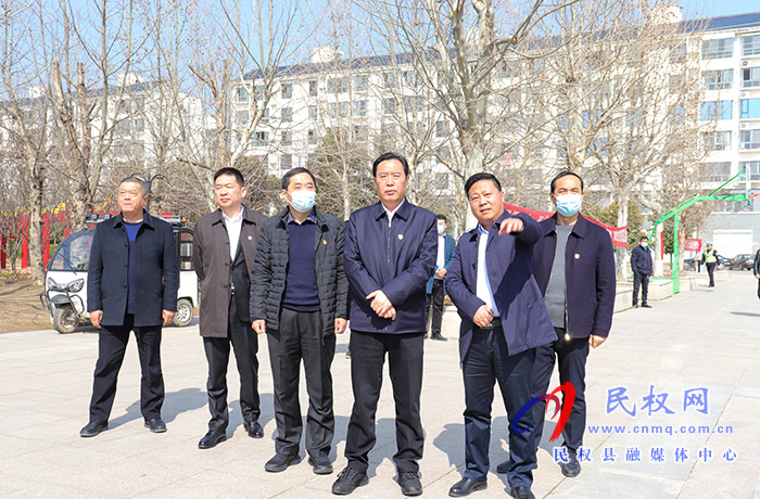 市人大常委會副主任、縣委書記姬脈常調(diào)研指導(dǎo)村（社區(qū)）“兩委”換屆工作