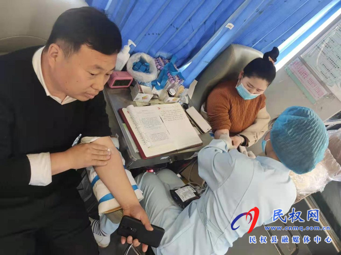 胡集鄉(xiāng)組織“無償獻血，踐行初心” 義務獻血活動