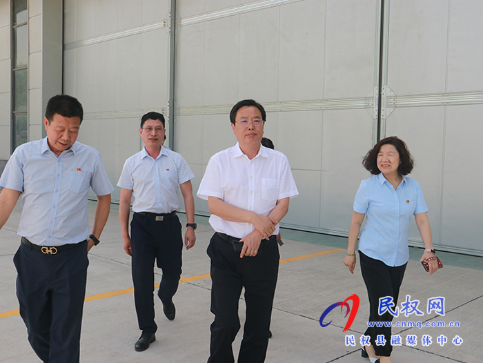 市人大常委會副主任、縣委書記姬脈常赴周口西華通用機場參觀考察