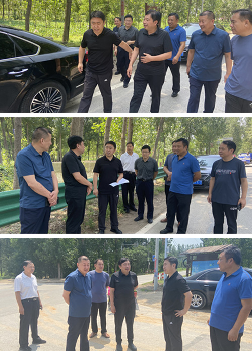 市公路發(fā)展中心主任張杰到我縣督導檢查防汛工作 市公路發(fā)展中心主任張杰到我縣督導檢查防汛工作