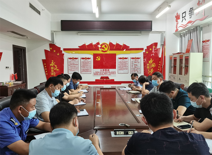 縣規(guī)劃中心傳達(dá)貫徹省、市、縣疫情防控工作電視電話會議精神