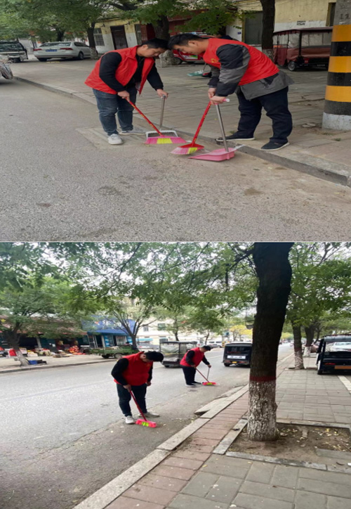 城管局路燈所：迎接我縣文明城、衛(wèi)生城創(chuàng)建及冷博會(huì)召開開展志愿交通、衛(wèi)生服務(wù)