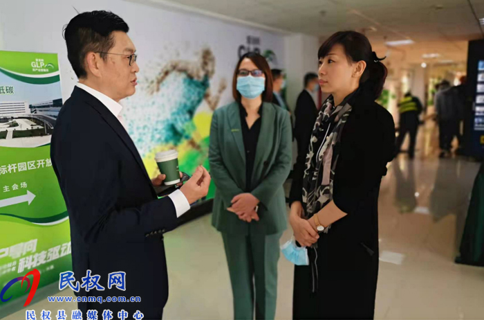 縣委常委、副縣長于茜赴普洛斯投資（上海）有限公司進行實地考察