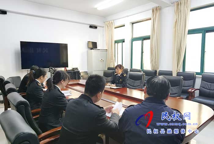 縣委常委、副縣長(zhǎng)于茜主持召開海關(guān)總署駐民權(quán)幫扶工作組年度總結(jié)會(huì)