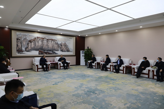 李國勝擺向陽會見中國航天設(shè)計研究院黨委書記、董事長馬向東一行