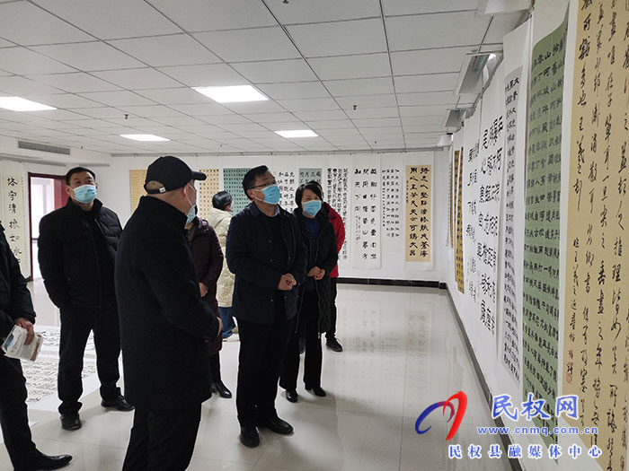 縣文聯(lián)舉辦“學黨史 感黨恩 跟黨走”迎新年書法臨帖展