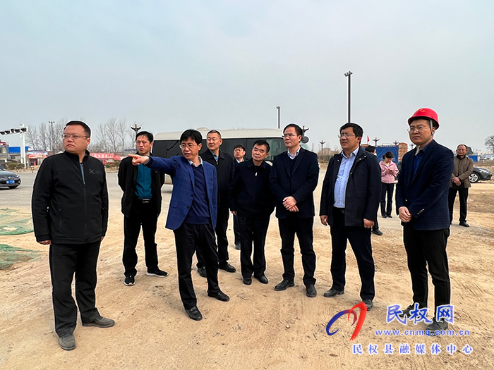 縣委常委、常務(wù)副縣長王景義調(diào)研重點項目建設(shè)工作