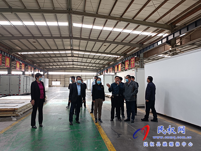 省科技廳先進(jìn)制造與自動(dòng)化科技處調(diào)研組蒞民調(diào)研
