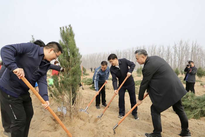 民權(quán)黃河故道添新綠，攜手共植“黨建幸福林”