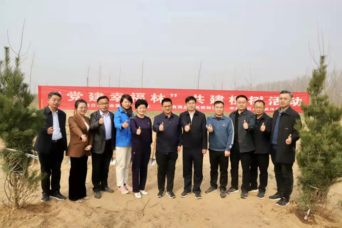 民權(quán)黃河故道添新綠，攜手共植“黨建幸福林”
