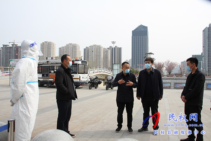 縣政協(xié)主席周明河督導檢查疫情防控工作