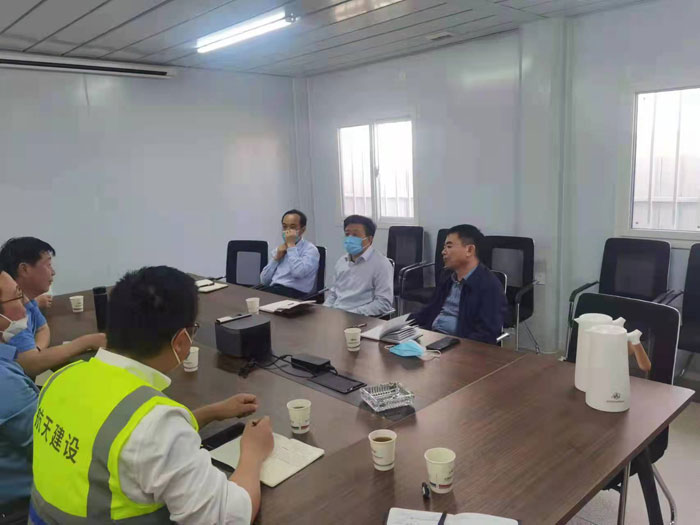 縣委常委、政法委書記陳鴻志督導中國航天科工（民權(quán)）氣凝膠項目建設(shè)工作