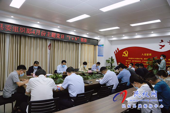縣委組織部：開展4月份主題黨日“1+N”活動(dòng)