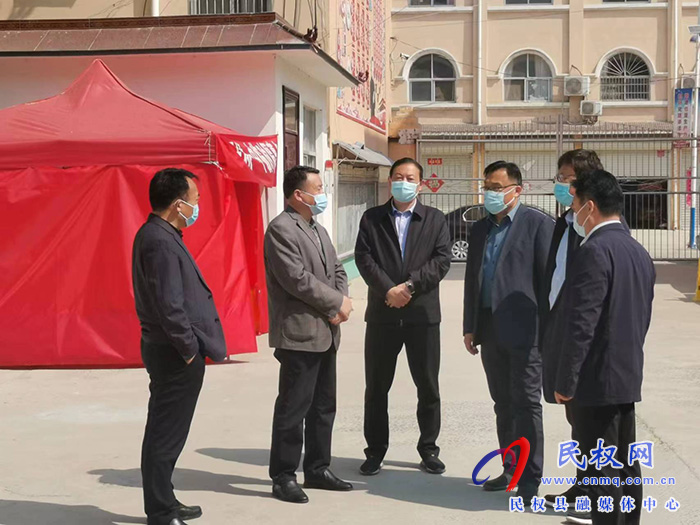 縣委常委、宣傳部長、副縣長畢道喜督導(dǎo)檢查疫情防控工作